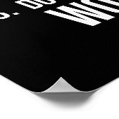 3 regels voor succes - hard, hard en Motivatie Poster (Hoek)