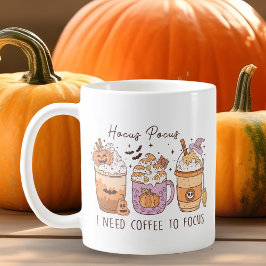3 Retro Halloween Koffie, Hocus pocus Frapuccino Koffiemok