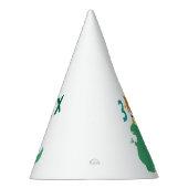 3-Rex 3rd Birthday party Dinosaur Pet Feesthoedjes (Rechts)