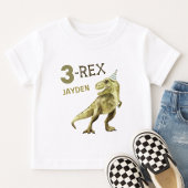 3-Rex Schattige Dinosaurus Drie Rex Verjaardagsfee