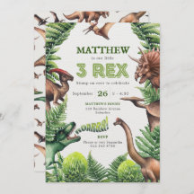 3-Rex Waterverf T-Rex & Dinosaurussen Kinderen Ver
