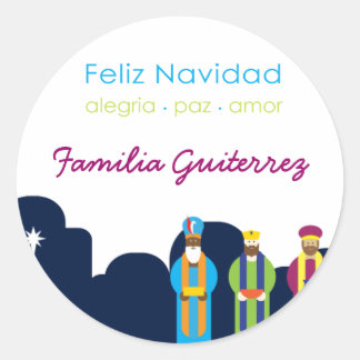 3 Reyes Groet Sticker