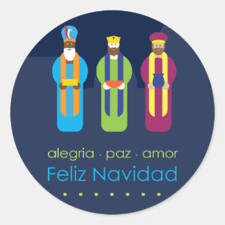 3 Reyes Ronde Sticker