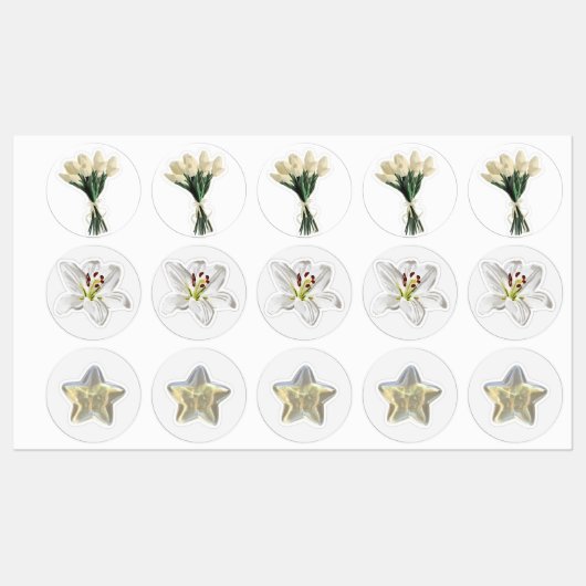 3 RIJ WITTE STICKERS (Vel)