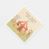 3 Ring Circus Baby Shower Servet (Hoek)