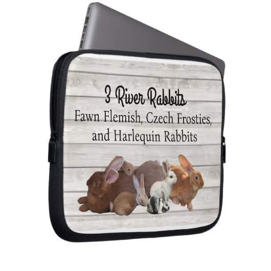 3 Rivers Electronics Bag Laptop Sleeve (Voorkant Rechts)