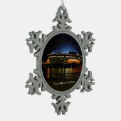 3 Rivers Stadium- Tin Sneeuwvlok Ornament (Links)
