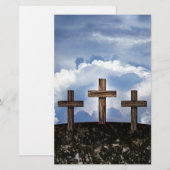 3 Robuuste kruisingen met Sky Briefpapier (Voorkant / Achterkant)