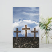 3 Robuuste kruisingen met Sky Briefpapier (Staand voorkant)
