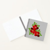 3 Rode Bloemen Notitieboek (Binnen)