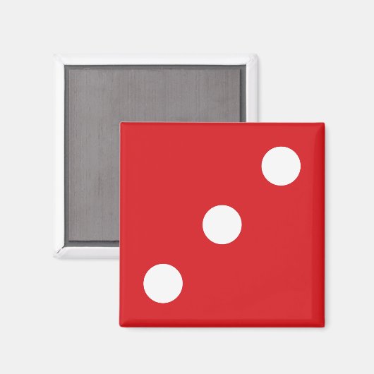 3 Rode dobbelmagneet Magneet (Voorkant / Achterkant)