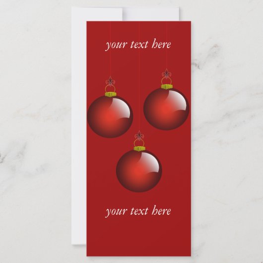 3 Rode Ornamenten (Voorkant)