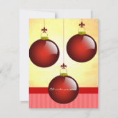 3 Rode Ornamenten Kaart (Achterkant)
