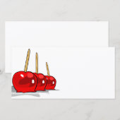 3 Rode Snoepjes appels (Voorkant / Achterkant)