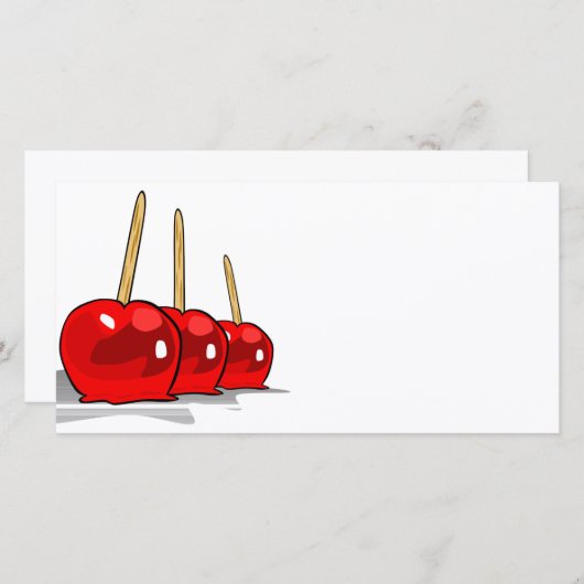 3 Rode Snoepjes appels (Voorkant / Achterkant)