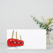 3 Rode Snoepjes appels (Staand voorkant)