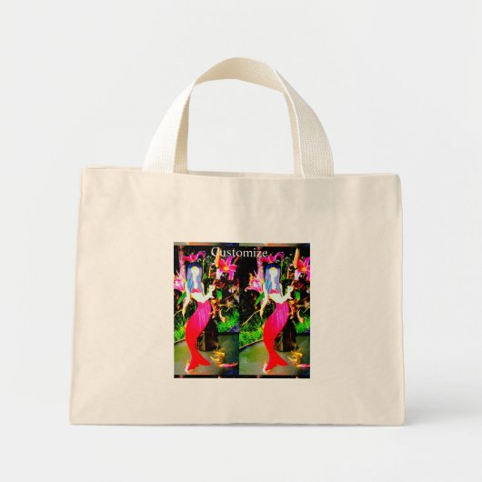 3 rode zeemeerminnen die feesten mini tote bag (Voorkant)
