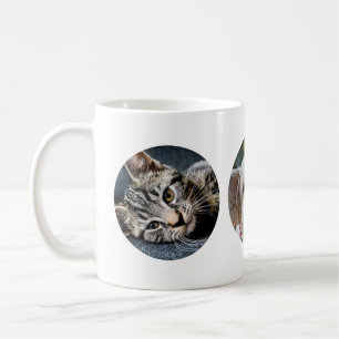 3 RONDE Foto'S Maak Je Eigen Mok Nieuwe Kattenhond