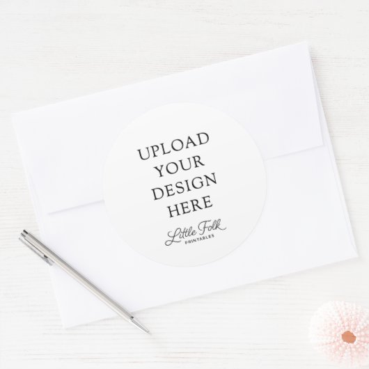 3" Ronde sticker (Envelop)