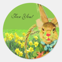 3"RONDE VOOR U CADEAU STICKER SRINGTIME!