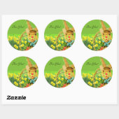 3"RONDE VOOR U CADEAU STICKER SRINGTIME! (Vel)