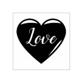 3 Rood hart gevormd, liefde, harten, Rubberstempel (Afrduk)