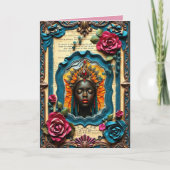 3 Rozen Gevouwen Note Kaart (Voorkant)