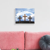 3 Ruw Kruisen met Lucht Canvas Afdruk (Insitu (Woonkamer))