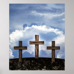 3 Ruw Kruisen met Lucht Poster