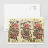 3 Samurai Briefkaart (Voorkant / Achterkant)
