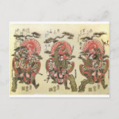 3 Samurai Briefkaart (Voorkant)