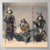 3 Samurai in Armor met Poster wapens (Voorkant)