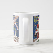 3 Santas uit Twas Night voor Kerstmis Grote Koffiekop (Achterkant)