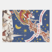 3  Santas uit Twas Night voor Kerstmis Inpakpapier Vel (Voorkant 3)