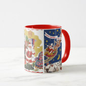 3  Santas uit Twas Night voor Kerstmis Mok (Voorkant rechts)