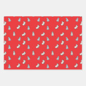 3 schattige honden verpakkingspapier inpakpapier vel (Voorkant 2)