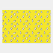 3 schattige honden verpakkingspapier inpakpapier vel (Voorkant)