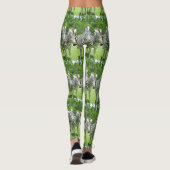 3 Schattige zebra's Leggings (Achterkant)