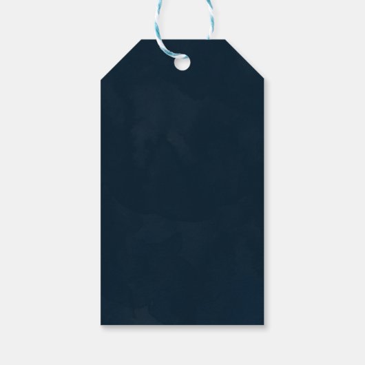 3 Schattigee pastel Waterverf vlinders dank u Cadeaulabel (Achterkant)