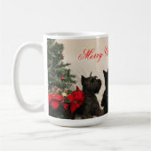 3 Schnauzers kerstmok Koffiemok (Links)