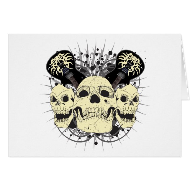 3 Schuif gitaren (Voorkant Horizontaal)