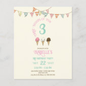 3 Scoops of Fun 3rd Birthday Ice Cream Party (Voorkant)