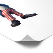 3 senioren verkleed als Uncle Sam Poster (Hoek)