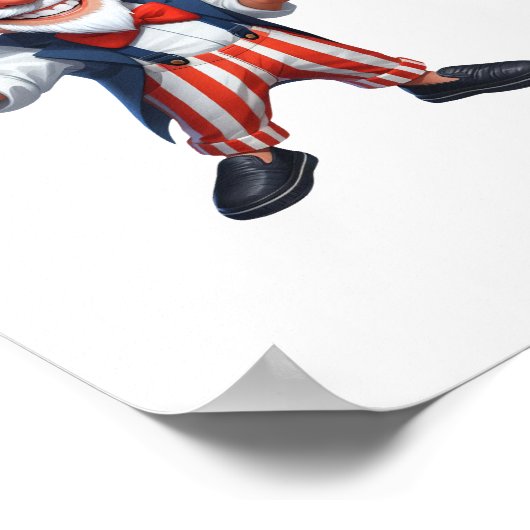 3 senioren verkleed als Uncle Sam Poster (Hoek)