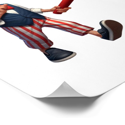 3 senioren verkleed als Uncle Sam Poster (Hoek)