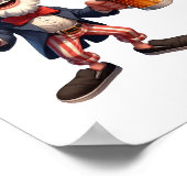 3 senioren verkleed als Uncle Sam Poster (Hoek)