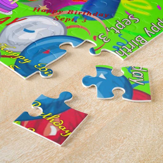 3 september Jigzaag Puzzle Legpuzzel (Zijkant)