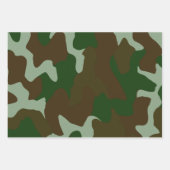 3-set Camo Green en BrownWrapping Paper (Voorkant 3)