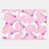 3-SET persoonlijke ijskaarpatronen roze cadeau Inpakpapier Vel (Voorkant)