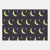 3 Set van nachtelijke hemel inpakpapier (Voorkant)